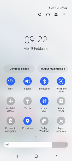 Disattiva Wi-Fi e Bluetooth