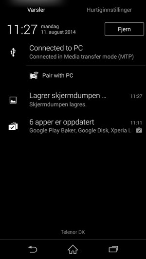 Velg Hurtiginnstillinger