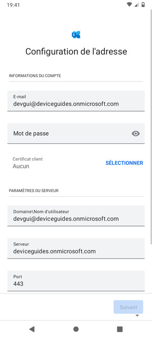 Saisissez votre mot de passe