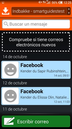 Su Gmail/Hotmail está listo para usar