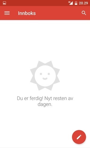 Hotmail er klar til bruk