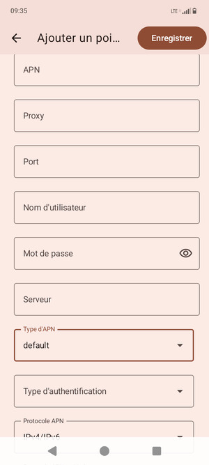 Sélectionnez Enregistrer