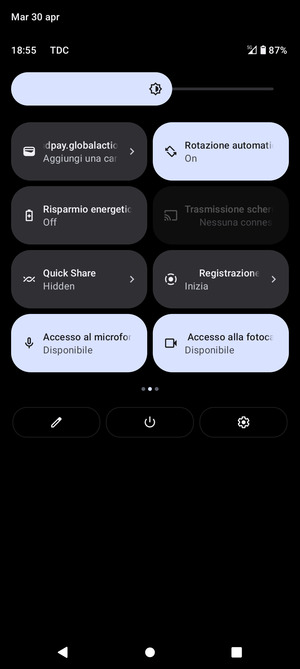 Seleziona Risparmio energetico
