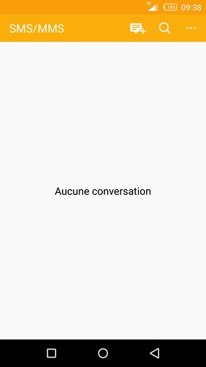 Sélectionnez le bouton du Menu