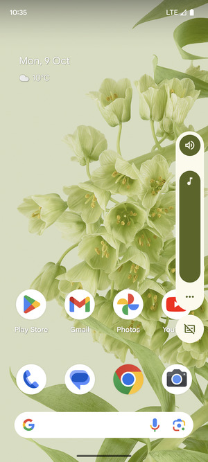 Continue to press to take the volume down to the required level