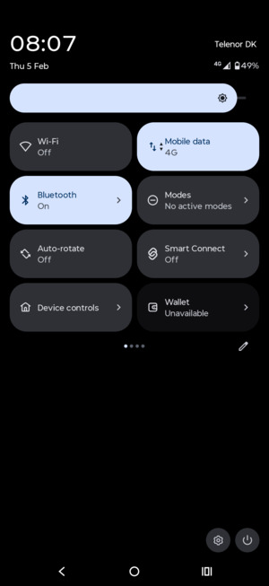 Select Bluetooth