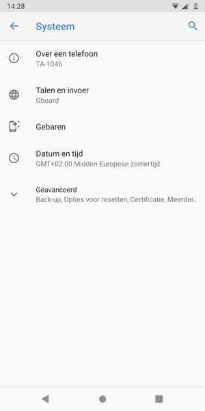 Selecteer Geavanceerd