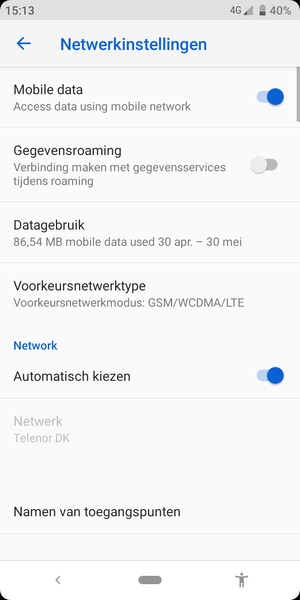 Schakel Automatisch kiezen uit