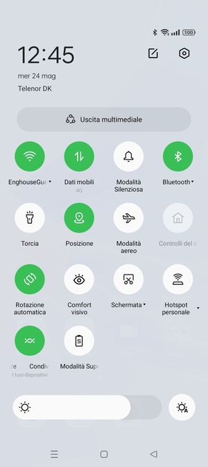 Disattiva Wi-Fi e Bluetooth