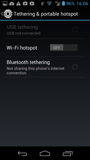 Select Wi-Fi hotspot