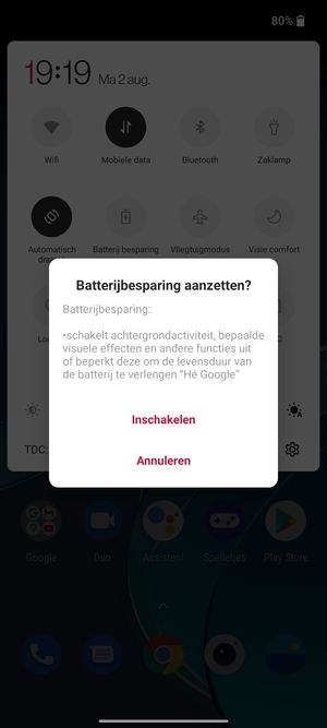 Selecteer Inschakelen