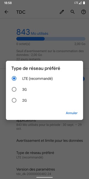 Sélectionnez votre option préférée