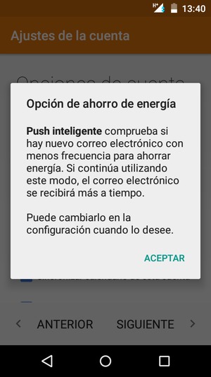 Seleccione ACEPTAR