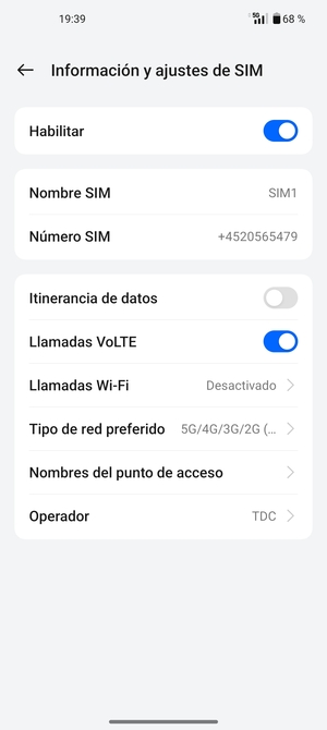 Seleccione Nombres del punto de acceso