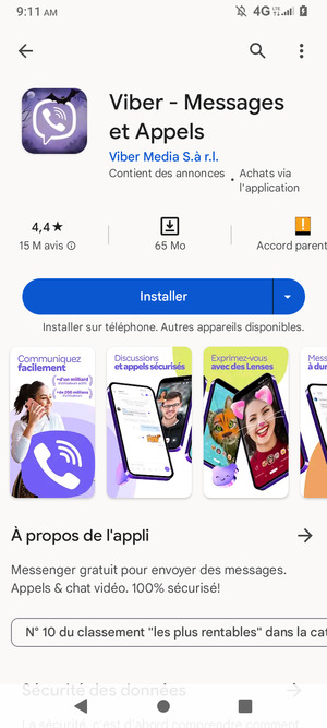Sélectionnez Installer