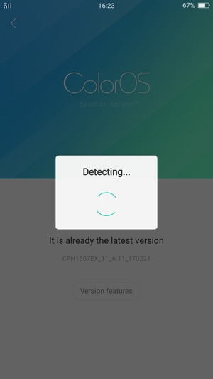 Wait for the search to finish