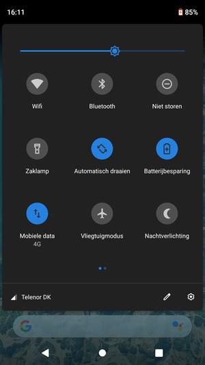 Selecteer de Instellingen knop