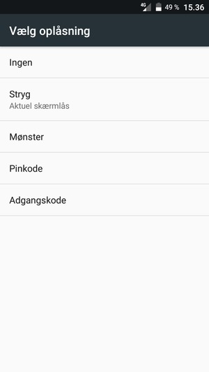 Vælg  Mønster