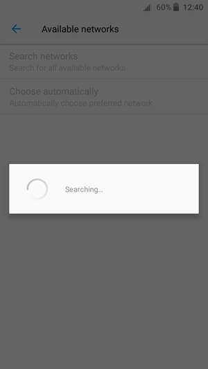 Wait for the search to finish