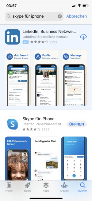 Wählen Sie ÖFFNEN
