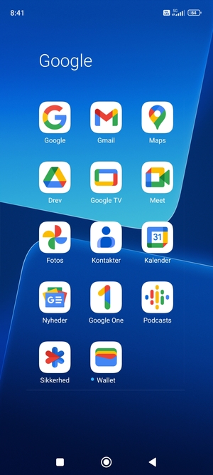Vælg Gmail