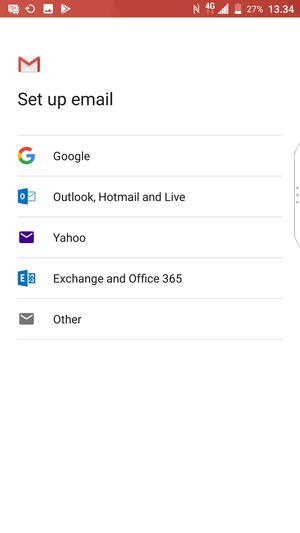 Select Outlook, Hotmail and Live