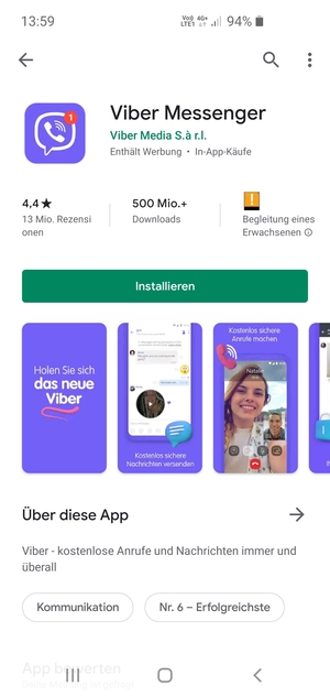 Wählen Sie Installieren