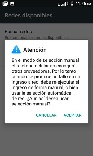Seleccione ACEPTAR