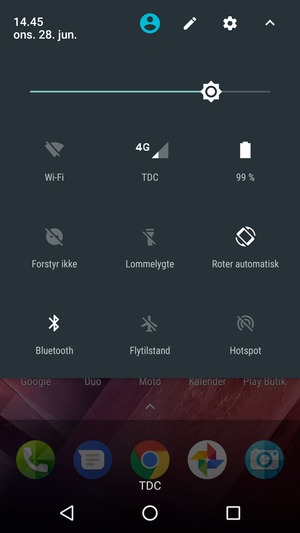 Vælg Bluetooth