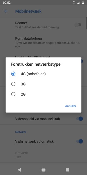 Vælg din foretrukne mulighed