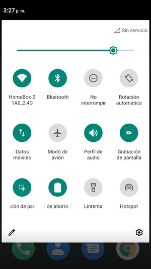Desactive Wi-Fi y Bluetooth