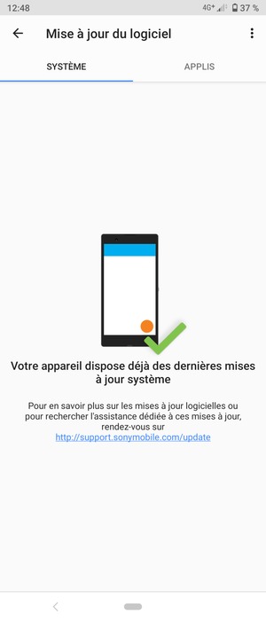 Sélectionnez le bouton du Menu