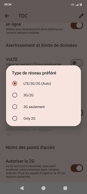 Sélectionnez votre option préférée
