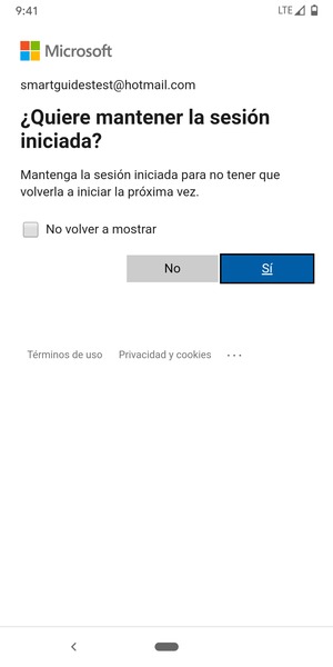 Seleccione la opción deseada