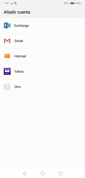 Seleccione Gmail