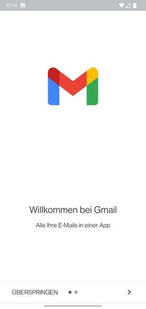 Wählen Sie WEITER