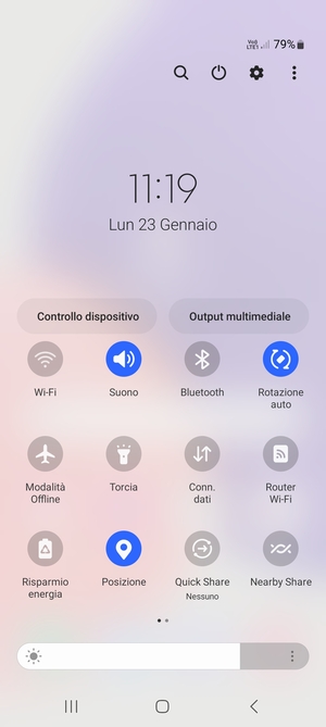 Disattiva Posizione
