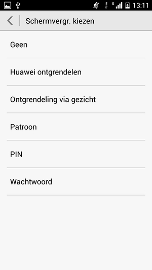 Selecteer Patroon