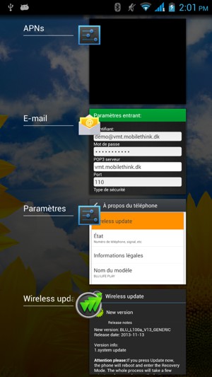 Faites glisser les applis vers la droite pour les fermer