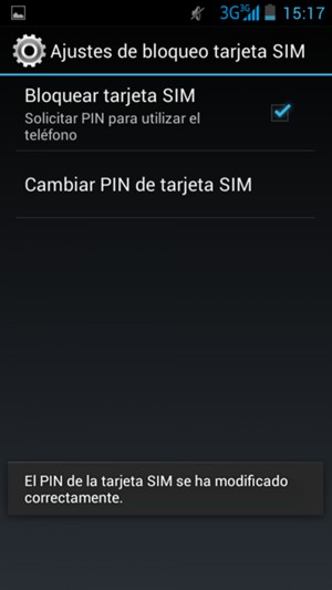 El PIN de su tarjeta SIM ha sido cambiado