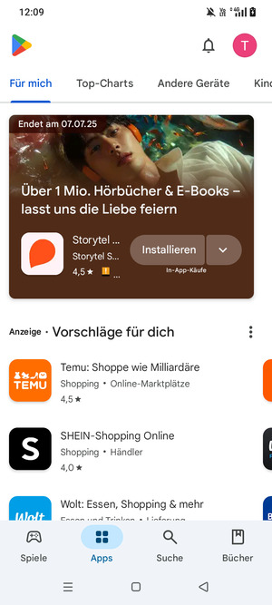 Wählen Sie Suche