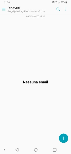 Il tuo account è pronto per l'uso