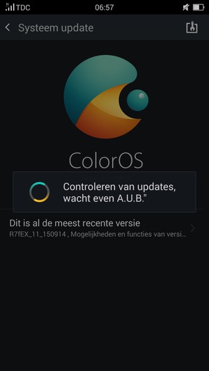 Wacht tot de zoekopdracht beëindigd is
