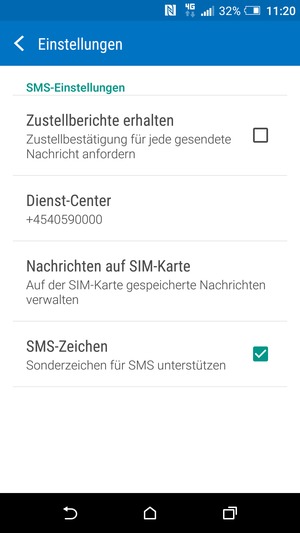 Wählen Sie Dienst-Center