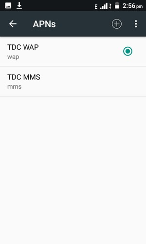 Select the Menu button