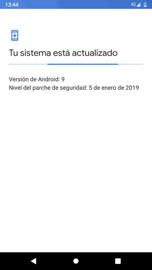 Espere a que la búsqueda termine