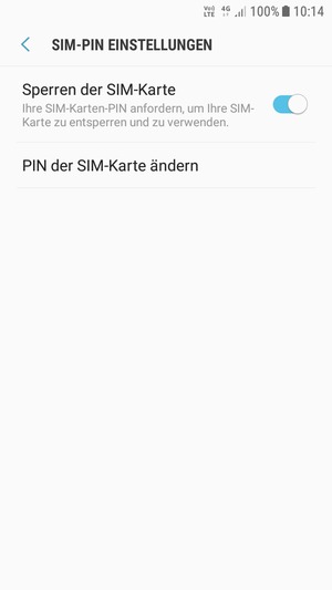 Wählen Sie PIN der SIM-Karte ändern