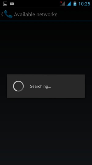 Wait for the search to finish