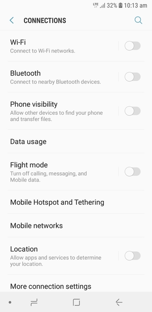 Select Wi-Fi