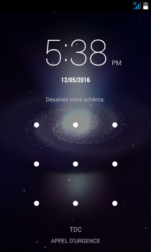 Votre téléphone est maintenant sécurisé par un écran de verrouillage